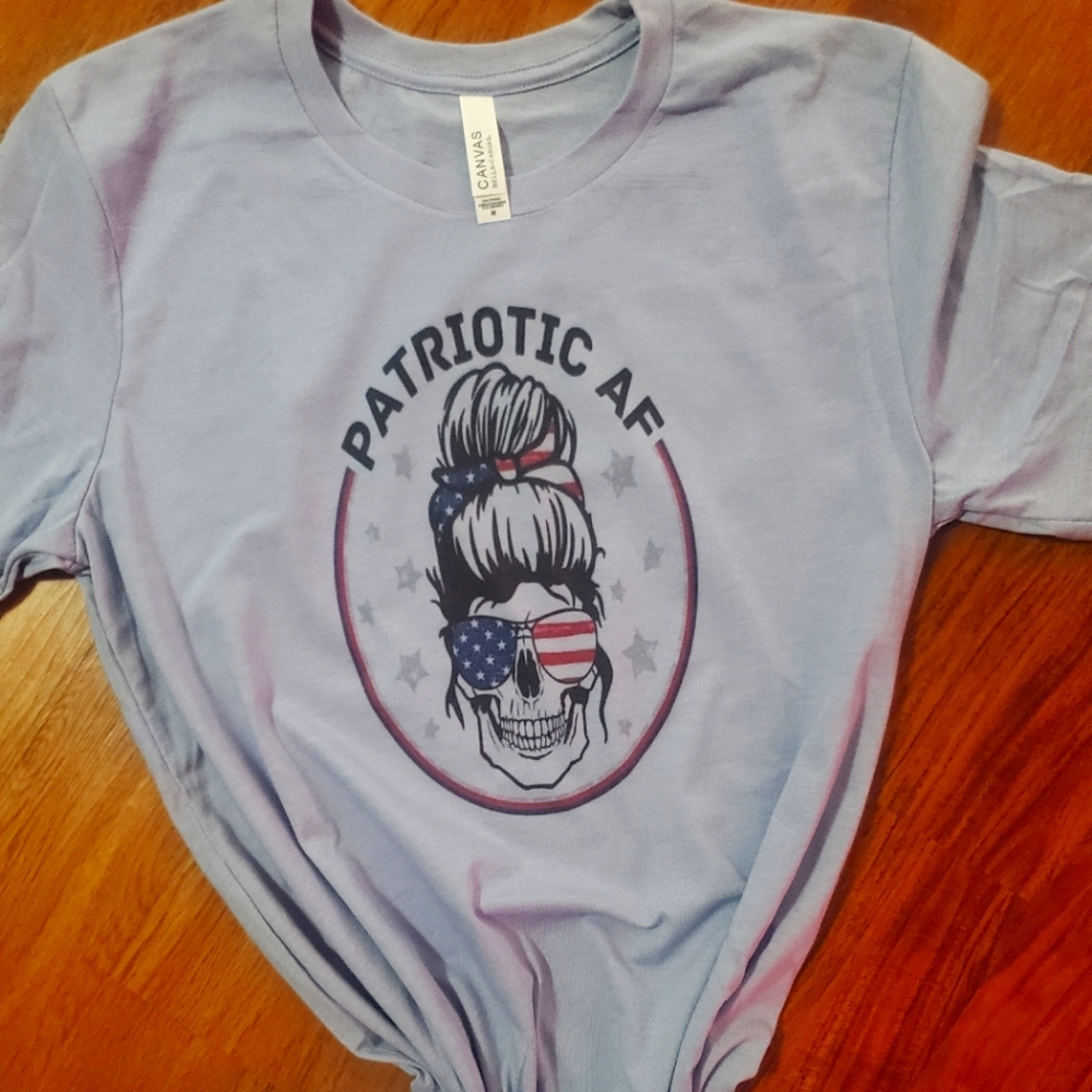 Patriotic AF tees